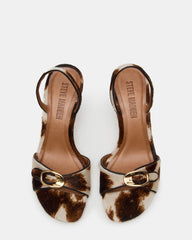 HENRIETTA BROWN COW PRINT