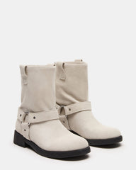 LANI WHITE SUEDE