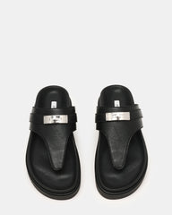 TIBBY BLACK LEATHER