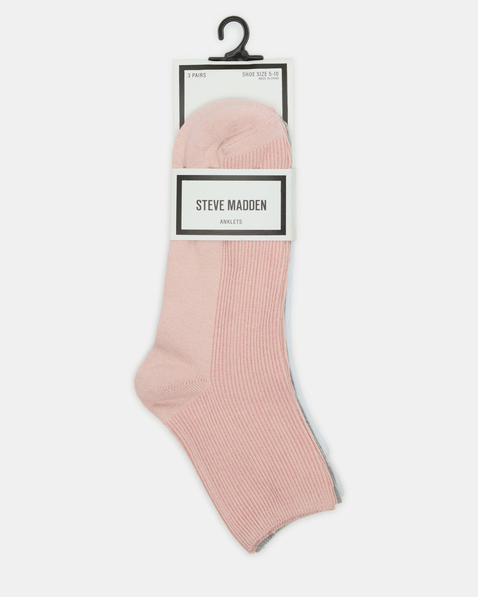 3 PACK ANKLET SOCKS