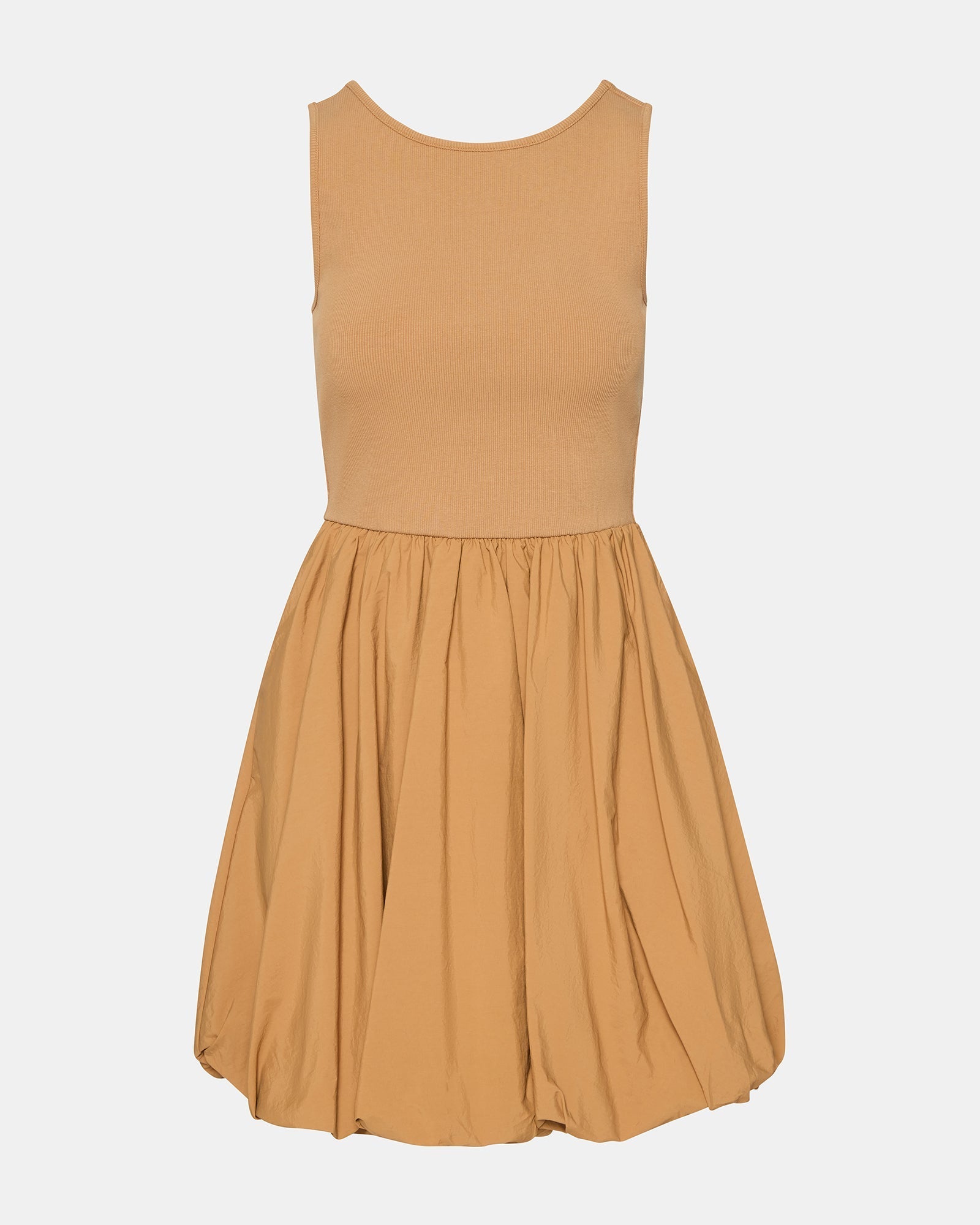 PALERMO DRESS CARAMEL - SM REBOOTED