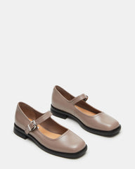 DELANCY TAUPE LEATHER - SM REBOOTED