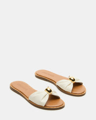 DIPSY WHITE LEATHER