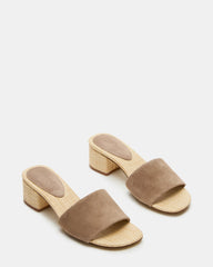 HAILEE TAUPE SUEDE