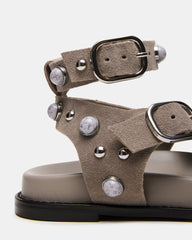 LINEAR GREY SUEDE