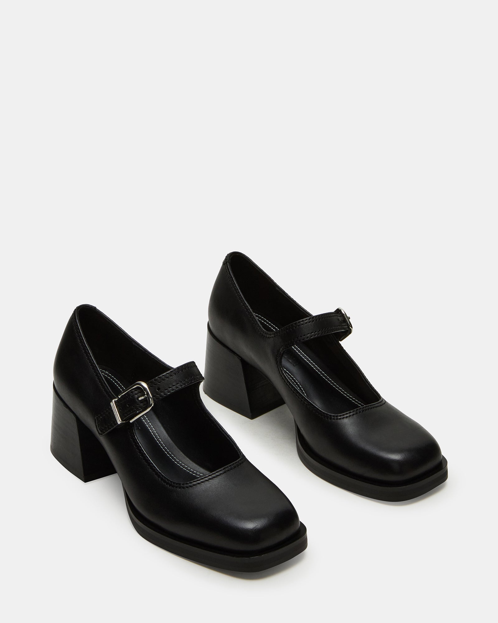 LISBON BLACK LEATHER