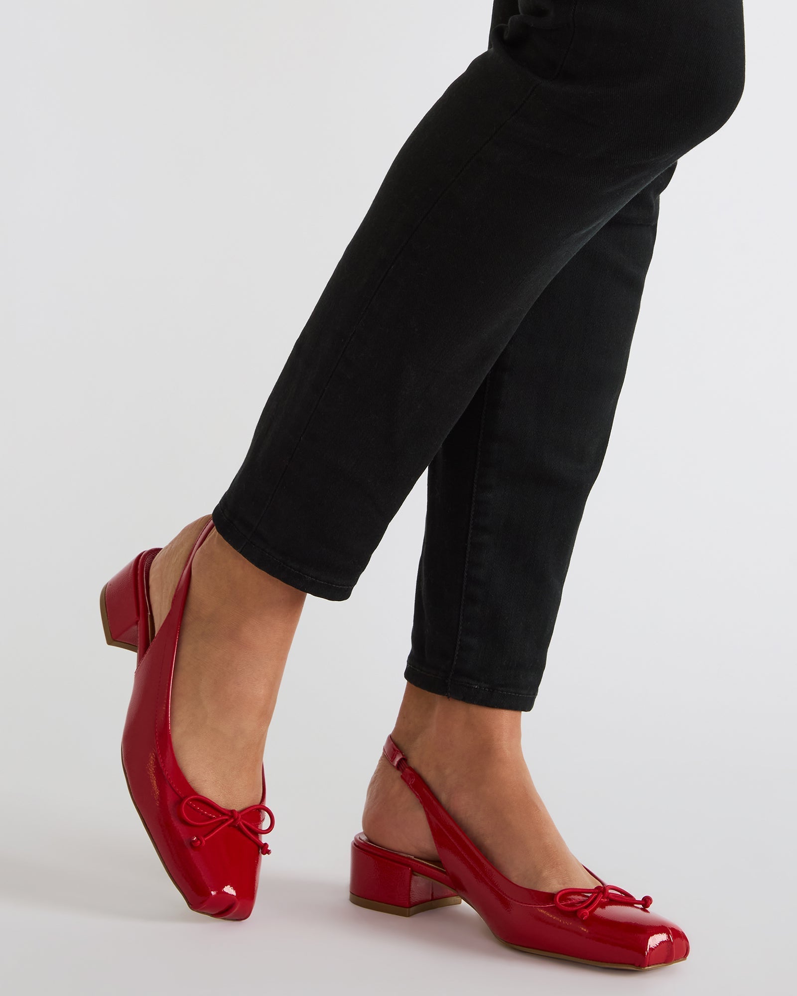 LOVED RED CRINKLE PATENT - SM REBOOTED