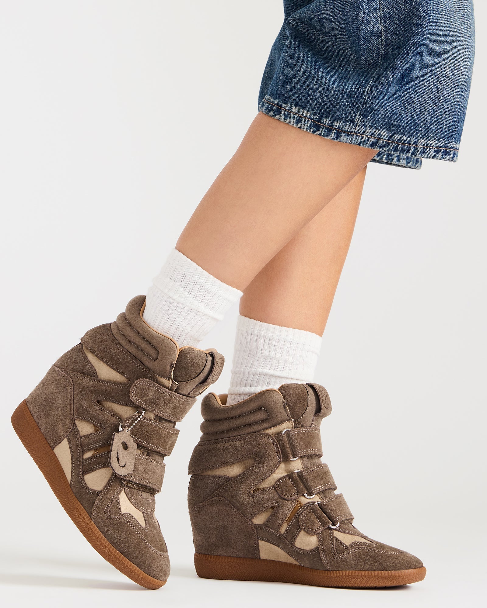 MAVIS WHITE SUEDE