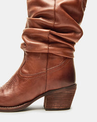 STAGE COGNAC LEATHER