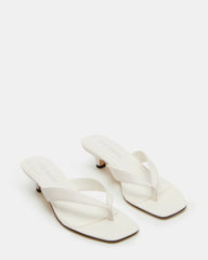 TRACIE WHITE LEATHER