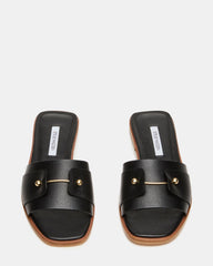 HASTEN BLACK LEATHER